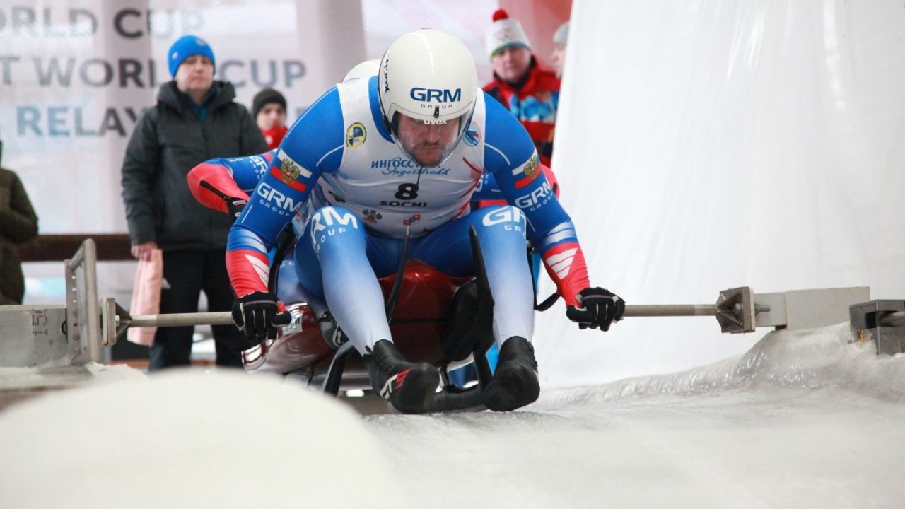 Четыре «золота» и «бронзу» завоевали спортсмены ЦСКА на старте Кубка России по санному спорту в Сочи