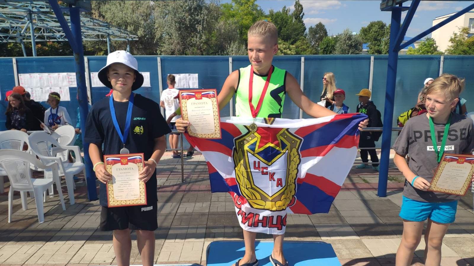 7 медалей завоевали воспитанники спортивной школы ЦСКА г. Севастополь на VI этапе Кубка Черного моря по плаванию