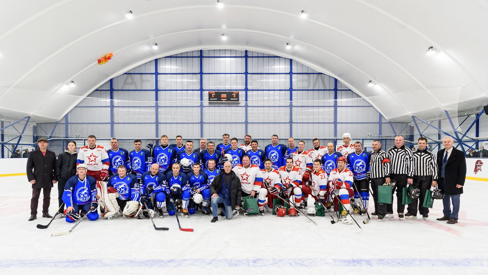 Представители ЦСКА приняли участие в открытии новой ледовой арены имени Генерала армии Владимира Исакова в Кирове