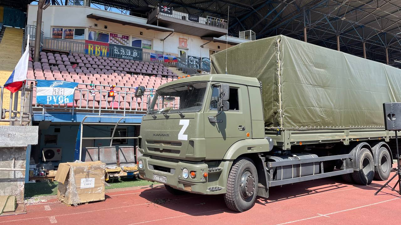 ЦСКА доставил в Мариуполь и на территорию ЛНР гуманитарный груз