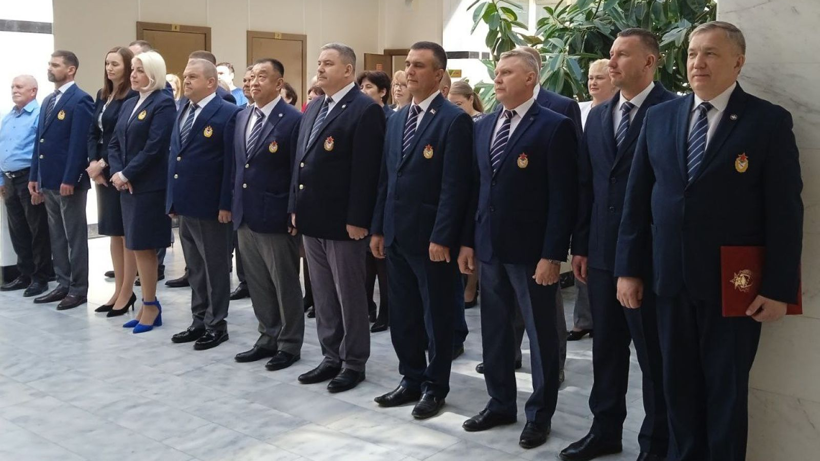 Торжественное построение, посвящённое 102-й годовщине ЦСКА, прошло в Самарском филиале