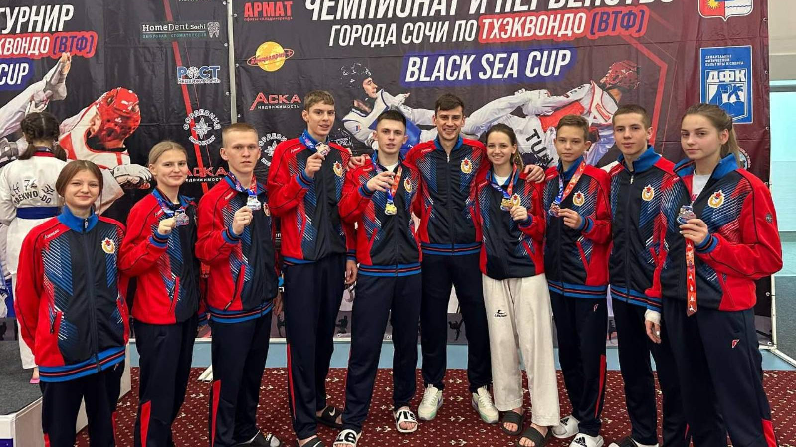 Смоленские армейские тхэквондисты успешно выступили на «BLACK SEA CUP»
