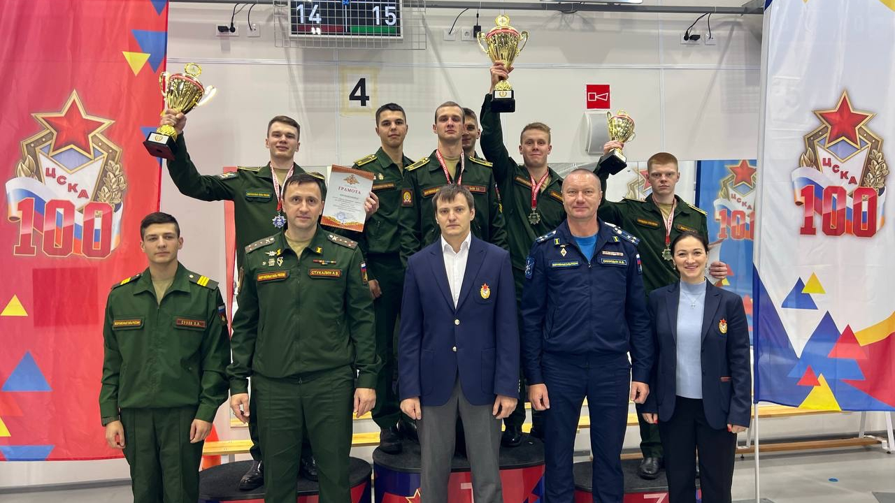 Команда ВИФК – победитель Кубка ВС РФ по фехтованию среди курсантов