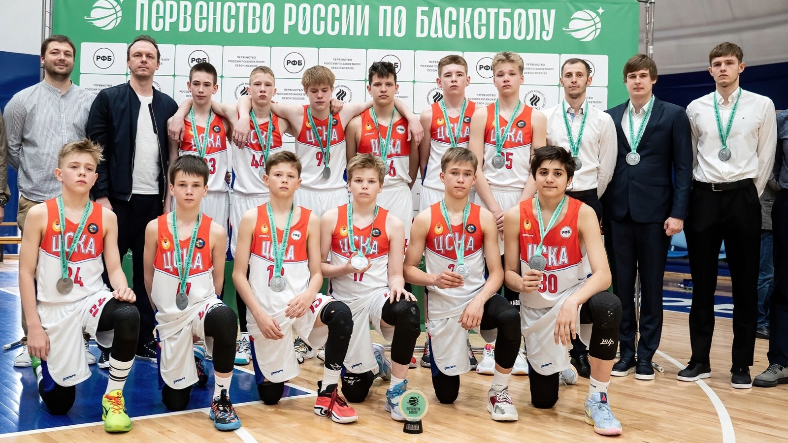 СШОР ЦСКА - серебряный призер Всероссийских соревнований по баскетболу среди команд юношей 2010 года рождения