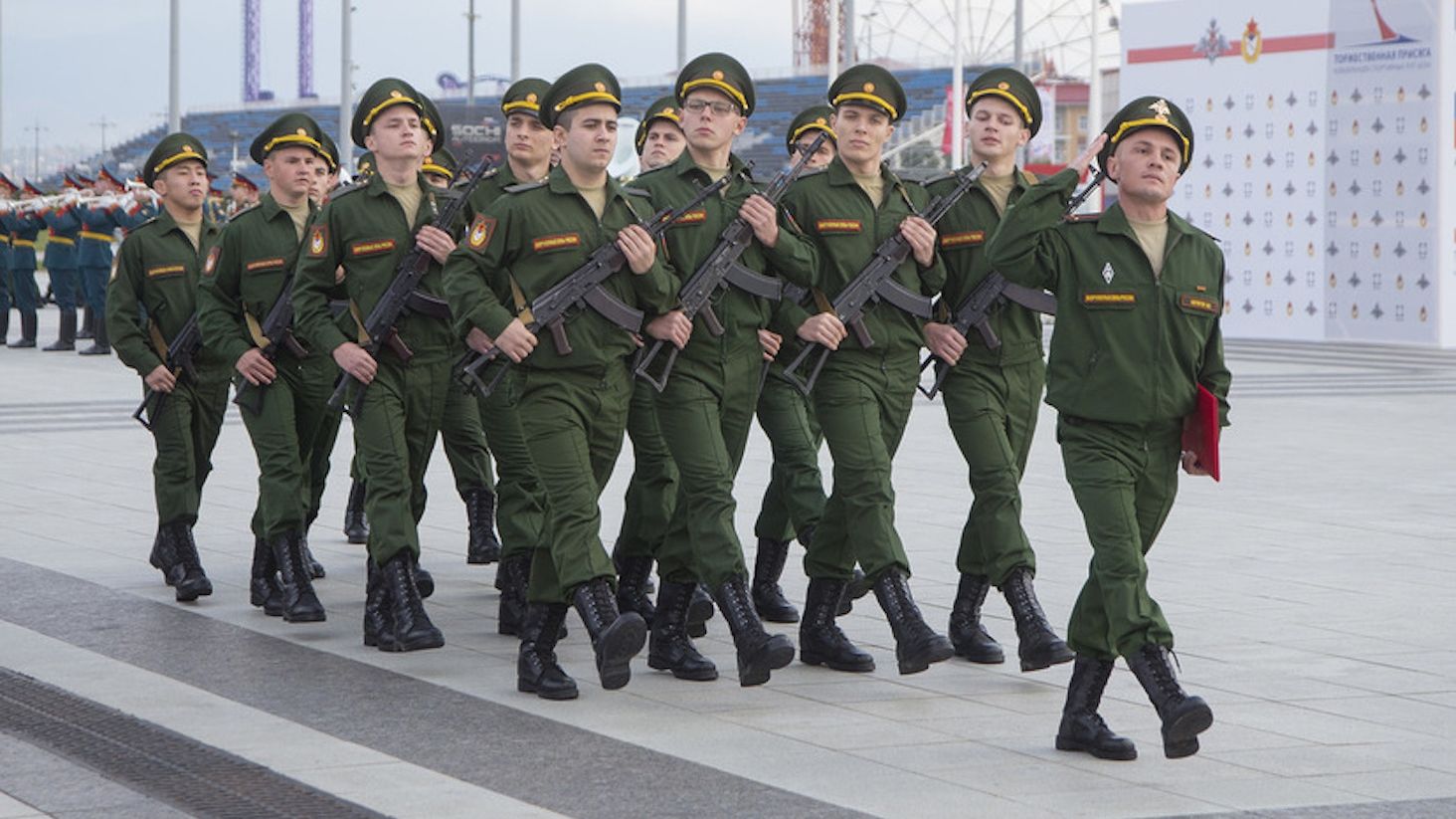 В Сочи продолжается присяга новобранцев спортивной роты ЦСКА