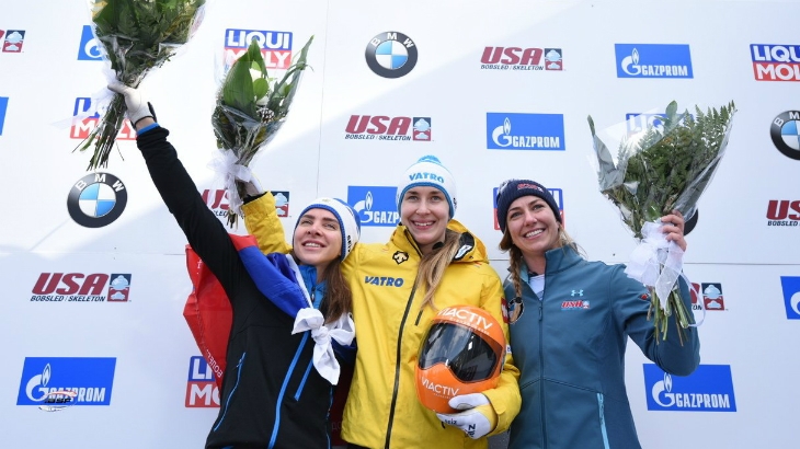 Скелетонистка ЦСКА Елена Никитина взяла «золото» на этапе Кубка мира в США