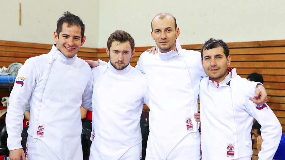 Шпажисты ЦСКА Павел Сухов и Сергей Ходос призеры этапа Кубка мира в команде