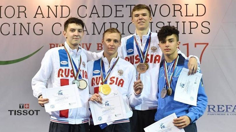 Рапирист ЦСКА/Самара Кирилл Бородачев стал победителем первенства мира среди кадетов