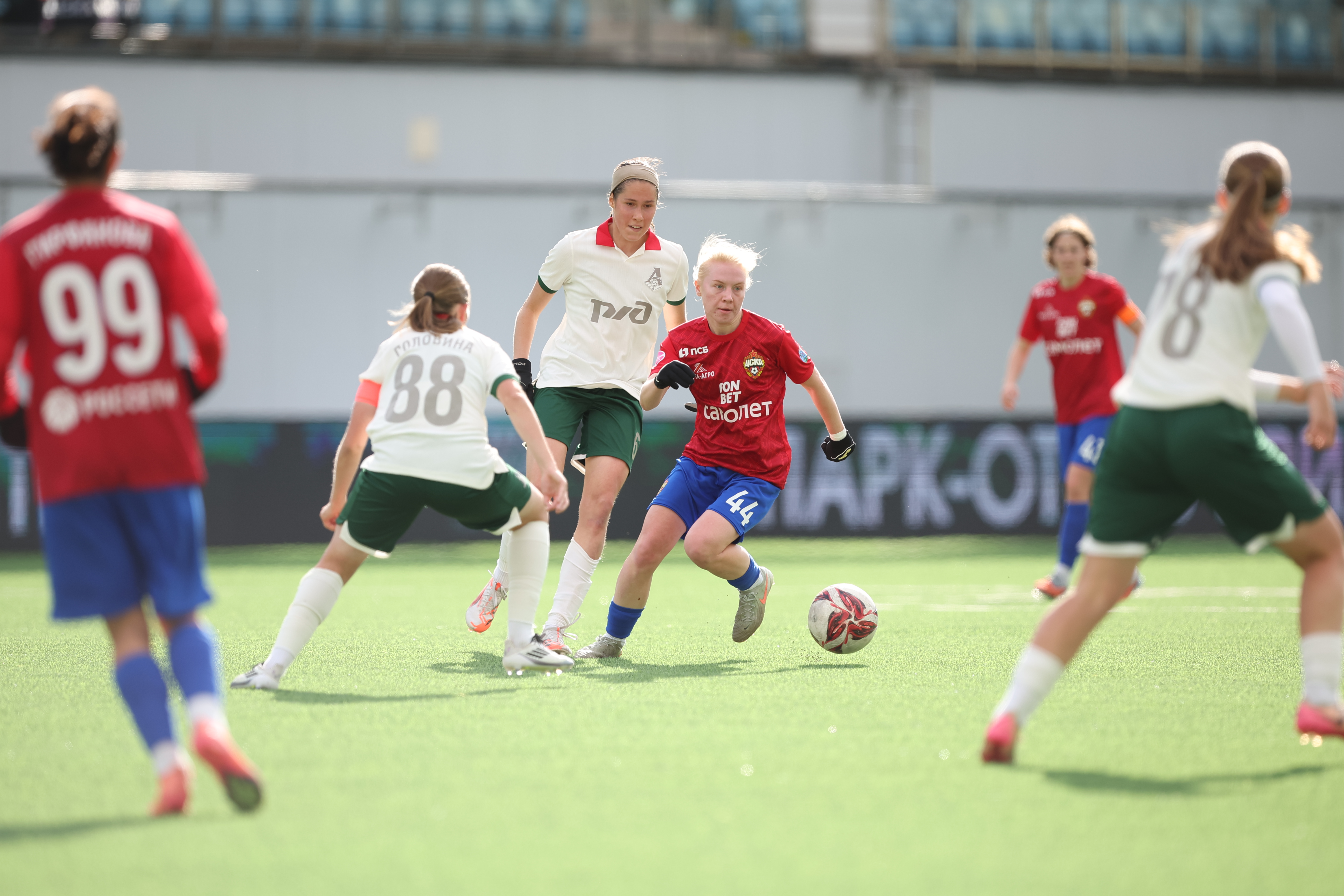 Молодёжная команда ЖФК ЦСКА уступила «Локомотиву» в упорном матче со счётом 0:1