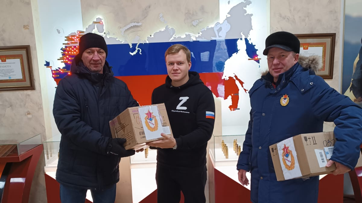 Обучающиеся СШ (ОРК) филиала ЦСКА/Хабаровск собрали гуманитарную помощь для военнослужащих - участников СВО