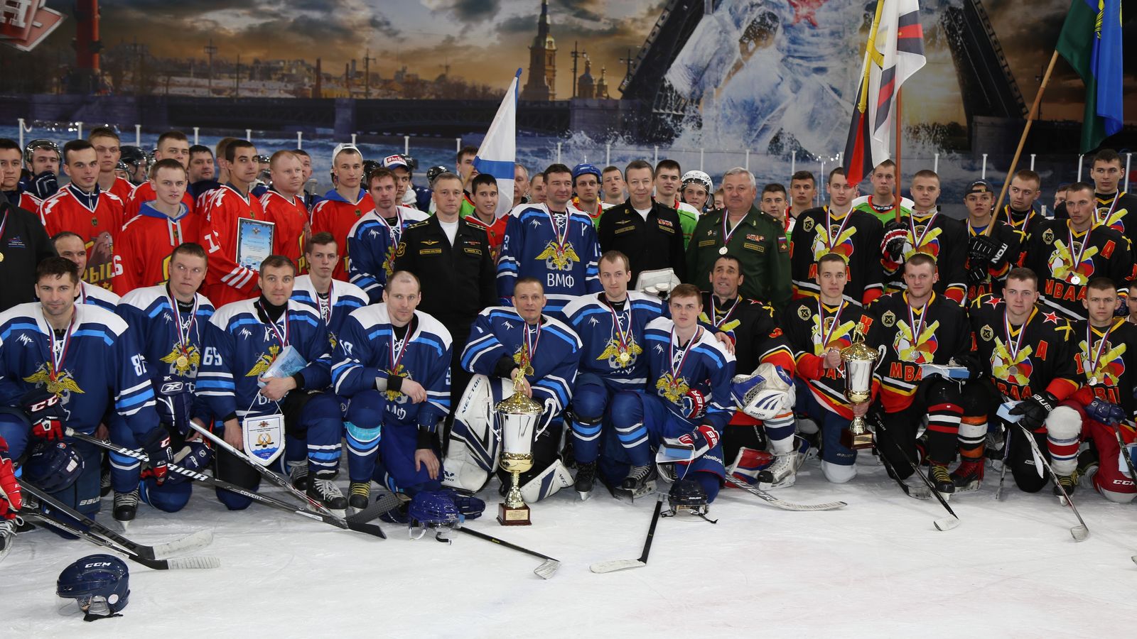 В Санкт-Петербурге прошел чемпионат ВМФ по хоккею