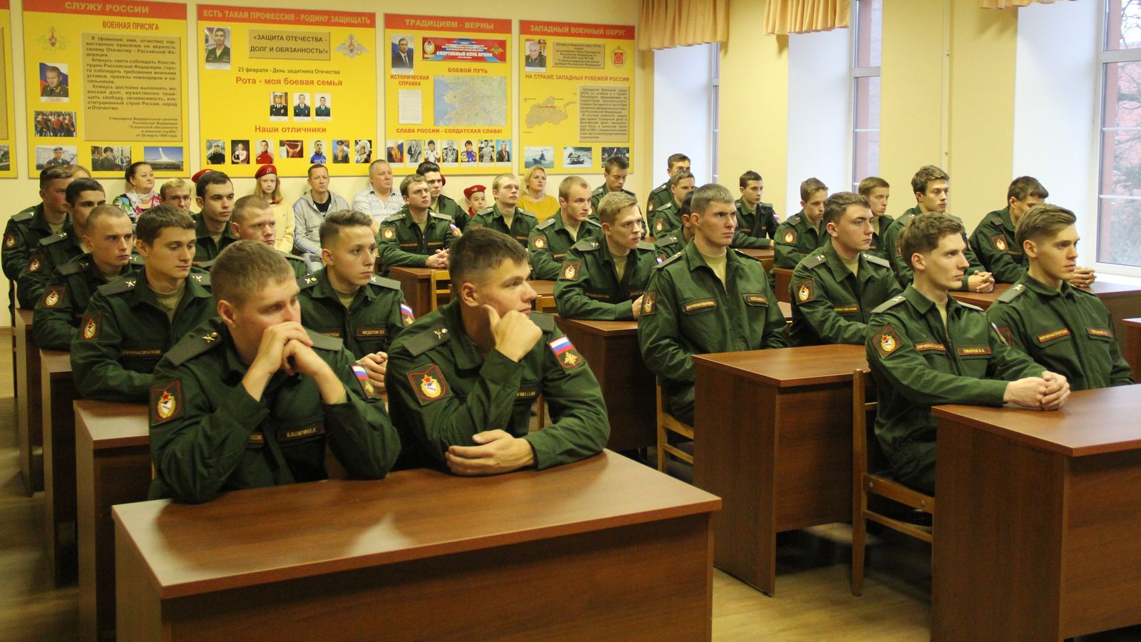 В ЦСКА/СПб прошла церемония увольнения в запас военнослужащих спортроты
