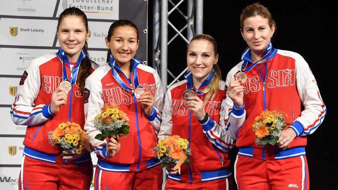 Рапиристки ЦСКА завоевали командную «бронзу» чемпионата мира!