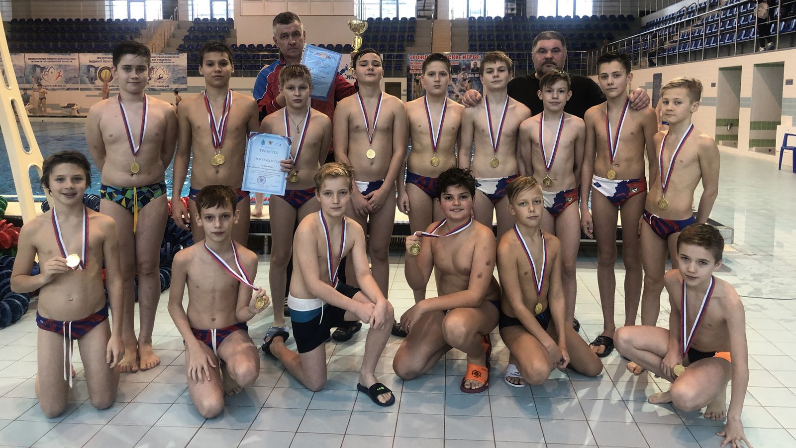 Команда СШОР ЦСКА по водному поло – победитель «Рождественских игр»