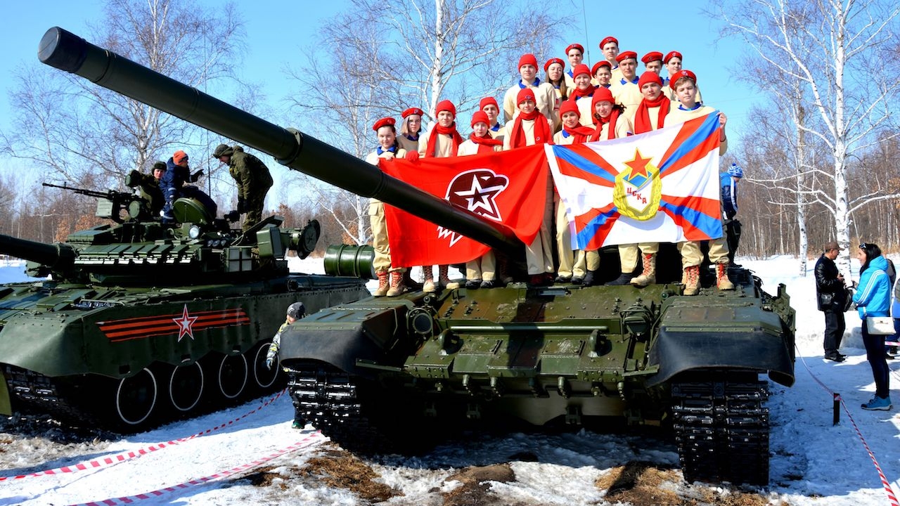 Юнармейцы ЦСКА/Хабаровск посетили окружной этап конкурса «Танковый биатлон»