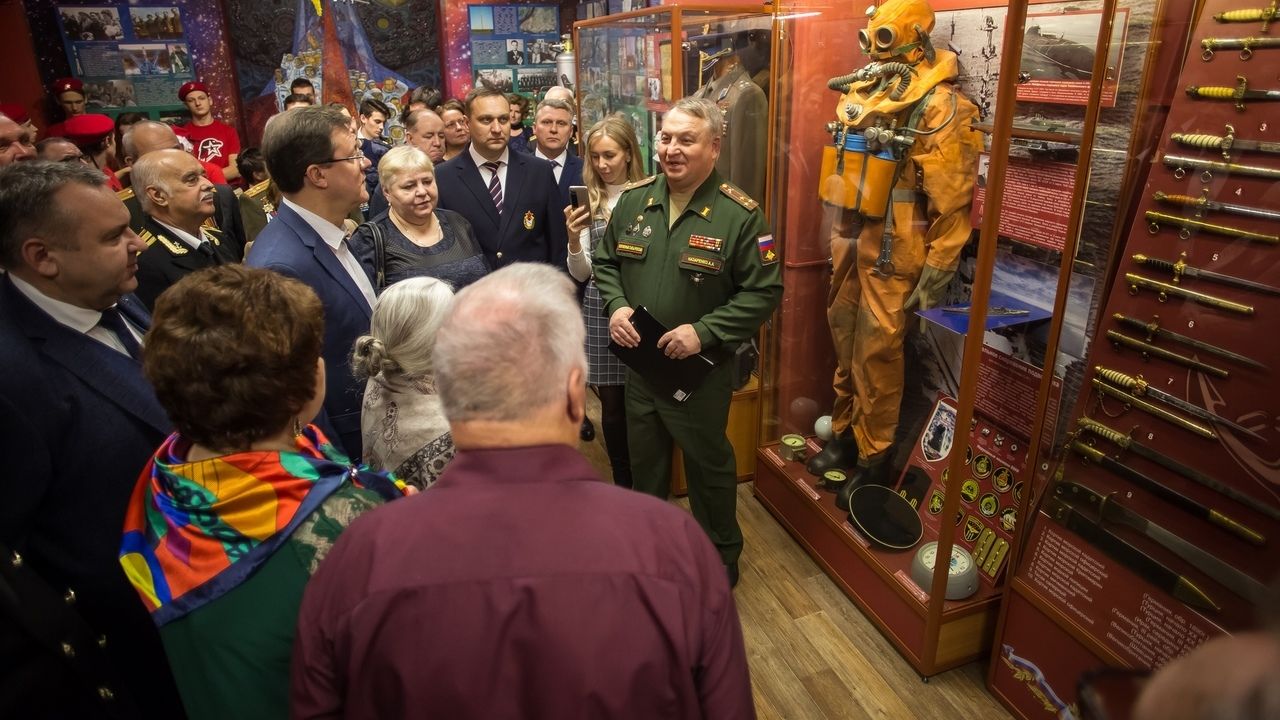 Представители ЦСКА/Самара и ЮНАРМИИ приняли участие в открытии уникальной экспозиции об истории ВМФ СССР