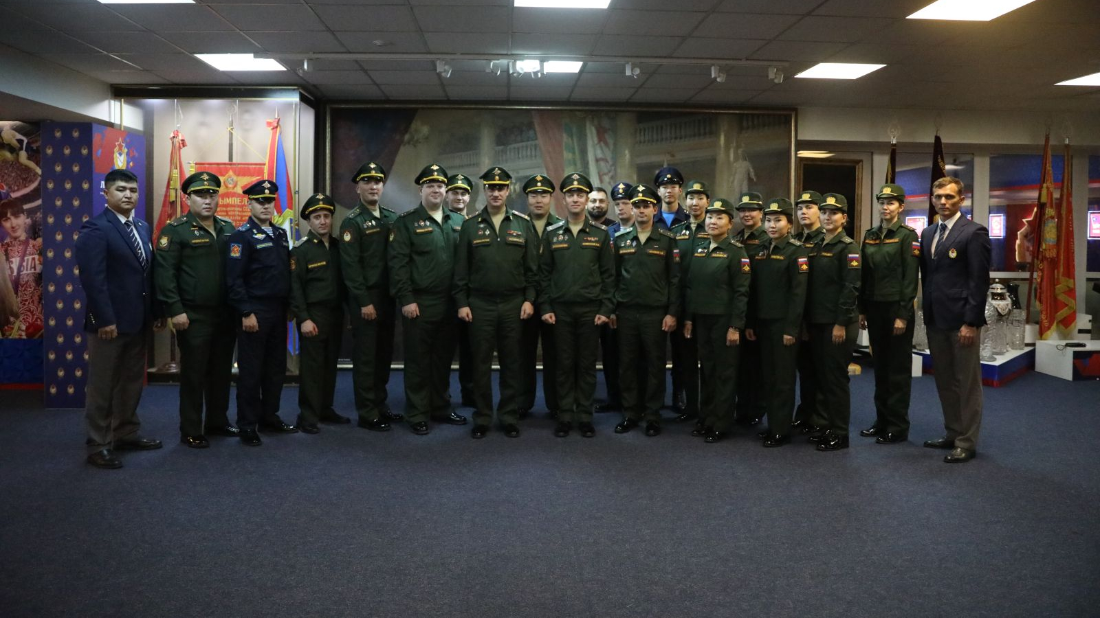 Сборную команду Вооружённых Сил Российсскоий Федерации проводили на чемпионат мира CISM по стрельбе из лука