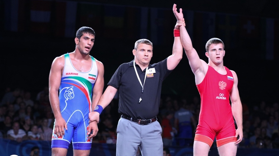 Военнослужащий спортивной роты (г. Санкт-Петербург) -  четырехкратный победитель первенств мира по греко-римской борьбе