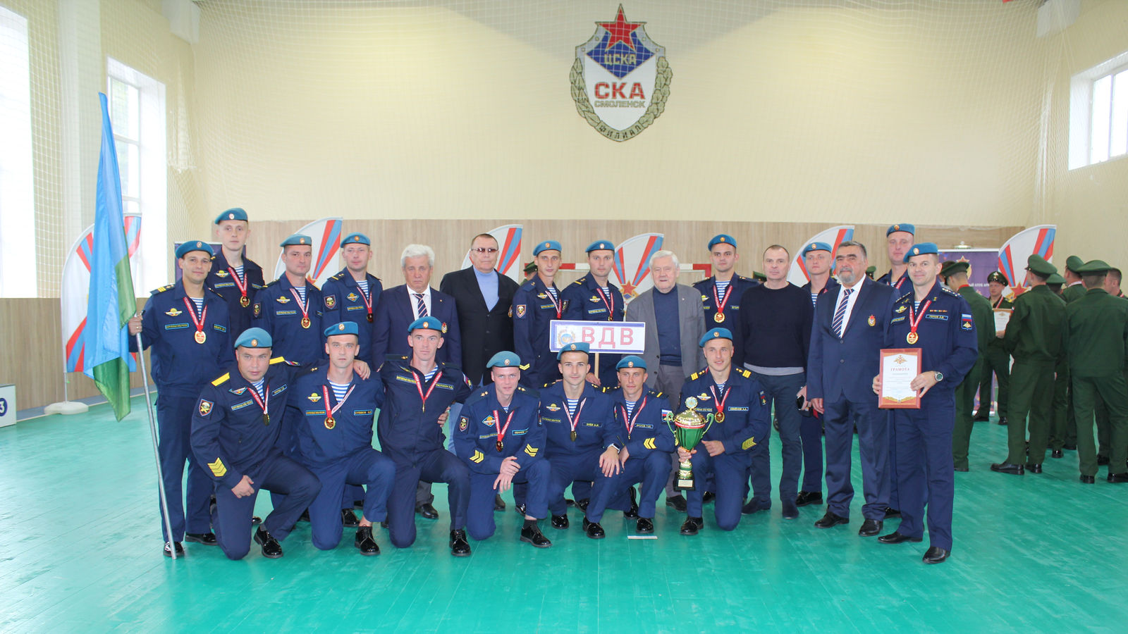 Второй год подряд победителем чемпионата Вооружённых Сил РФ по футболу стала команда ВДВ