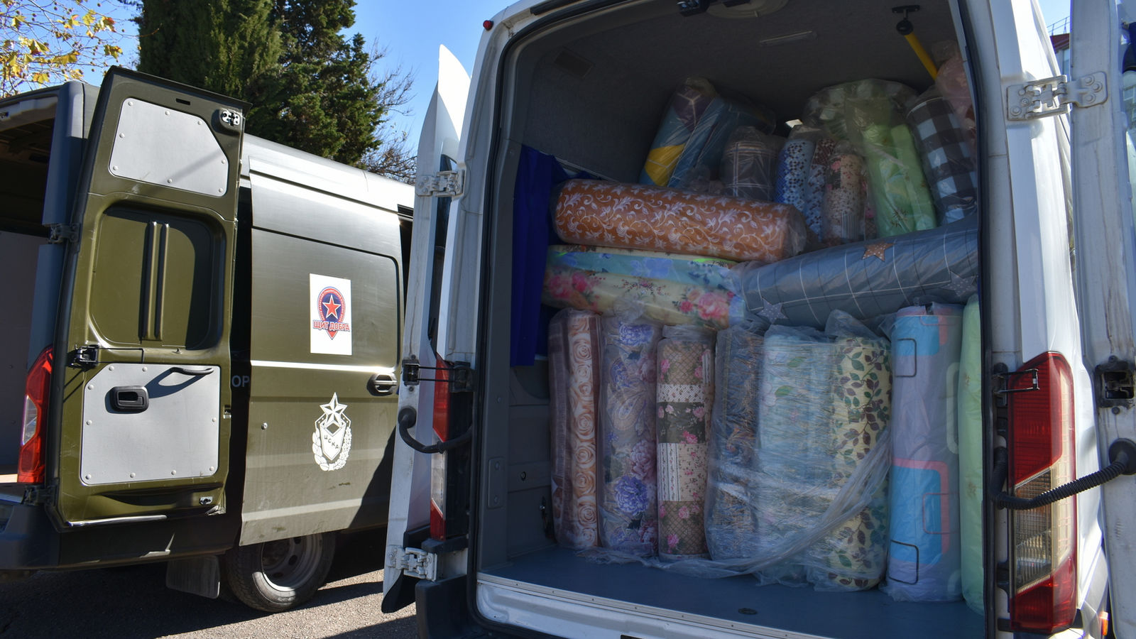 Представители филиала ЦСКА (г. Севастополь) доставили очередную партию гуманитарной помощи в Херсонскую область