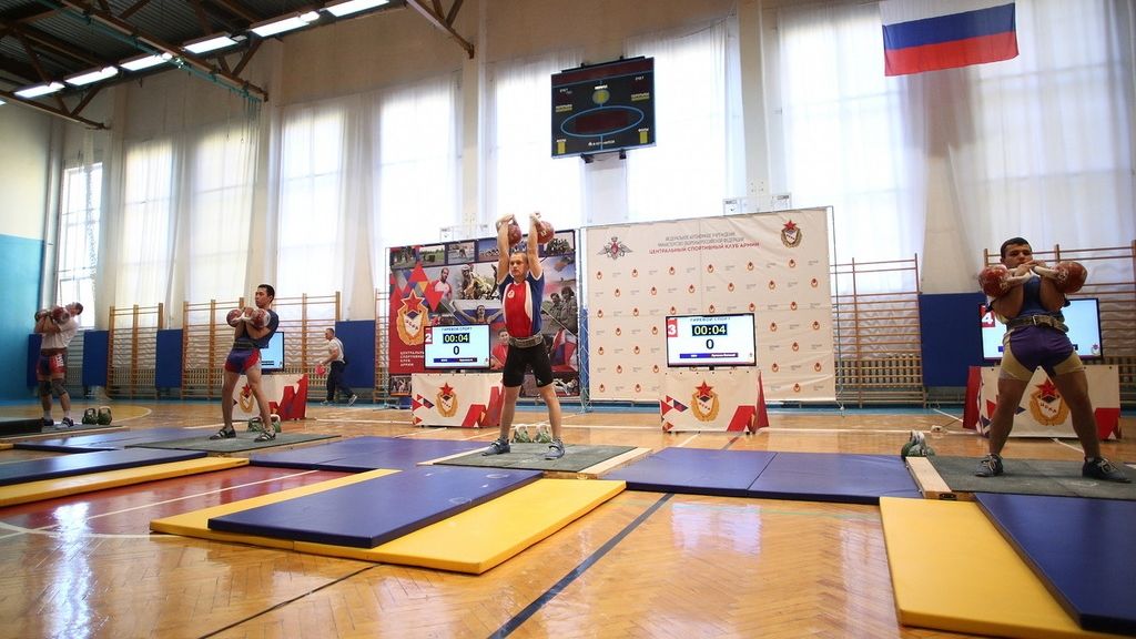 Сборная ЦВО – победитель чемпионата ВС РФ по гиревому спорту