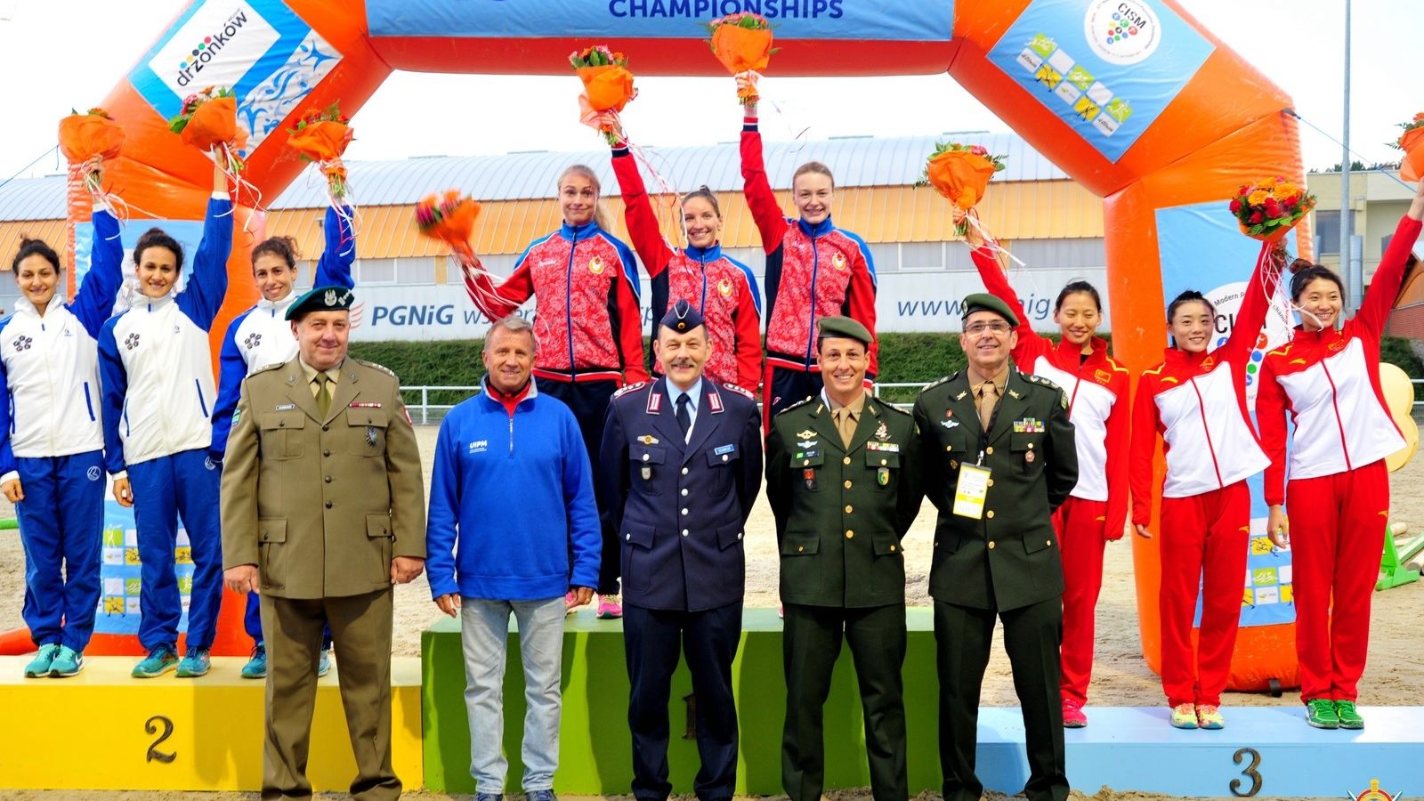 Женская сборная ВС РФ защитила титул чемпионок мира CISM по современному пятиборью