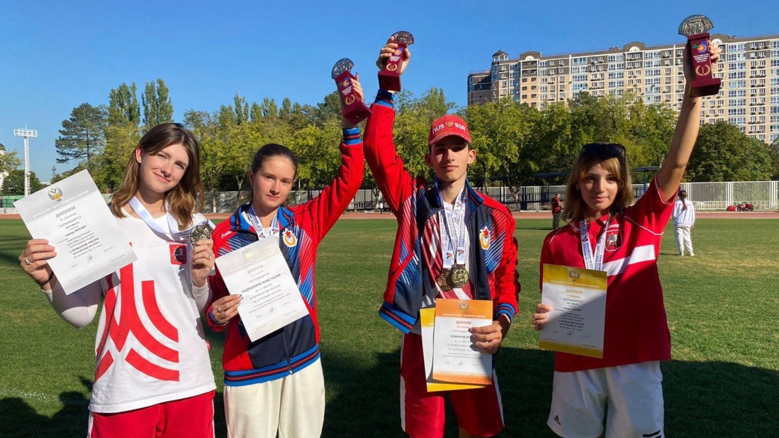Лучники ЦСКА завоевали шесть медалей на первенстве страны