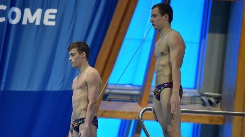 Армейцы Никита Шлейхер и Александр Белевцев стали серебряными призерами этапа Кубка мира в синхронных прыжках в воду с вышки