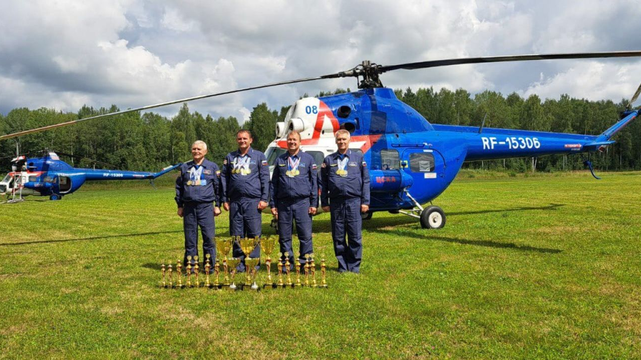 ПЯТЬ ЗОЛОТЫХ ДВЕ СЕРЕБРЯНЫЕ И ОДНУ БРОНЗОВУЮ МЕДАЛИ ЗАВОЕВАЛА КОМАНДА САМАРСКОГО ФИЛИАЛА ЦСКА НА ЧЕМПИОНАТЕ РОССИИ ПО ВЕРТОЛЁТНОМУ СПОРТУ