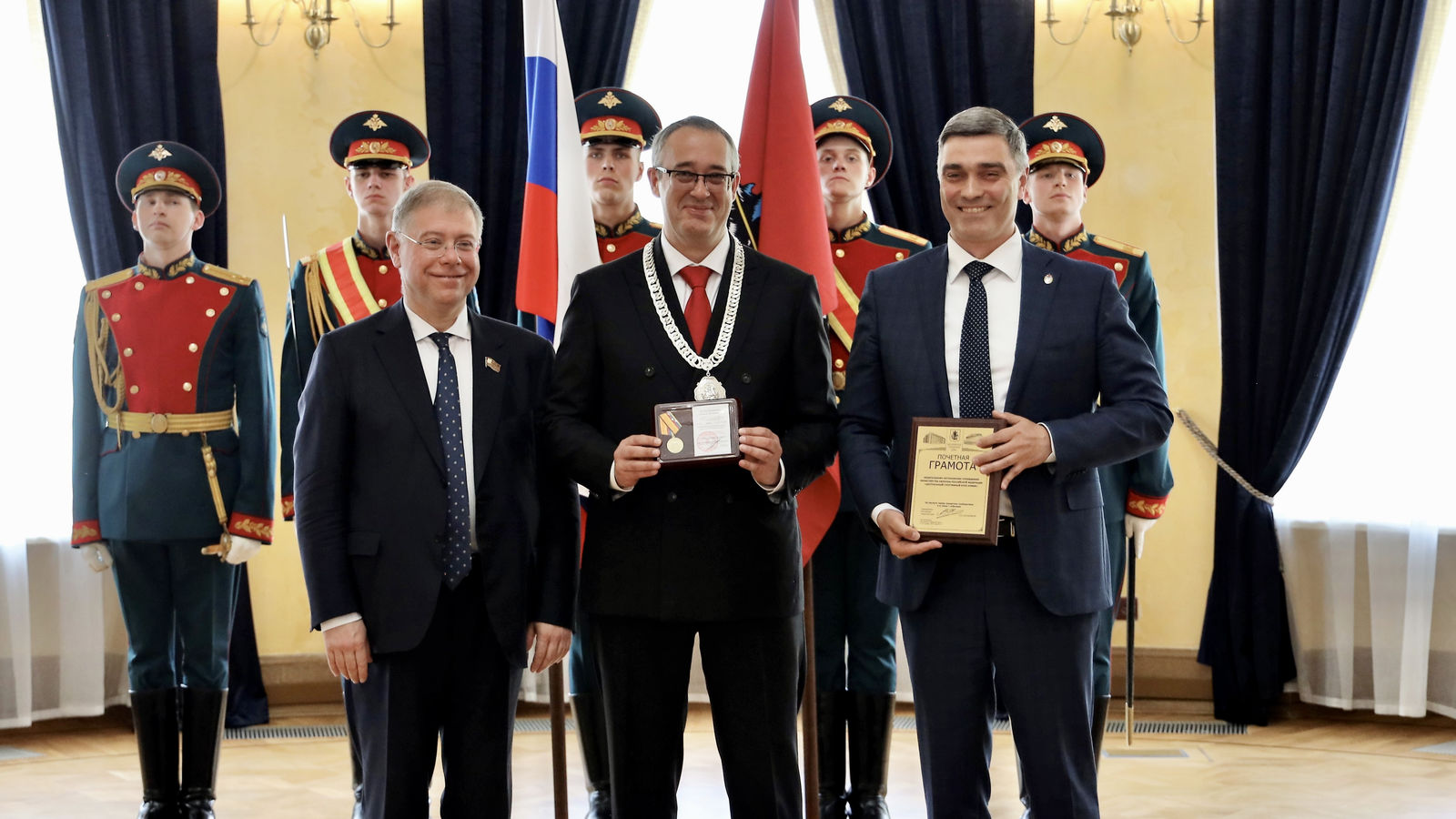 ЦСКА награжден Почетной грамотой Московской городской Думы