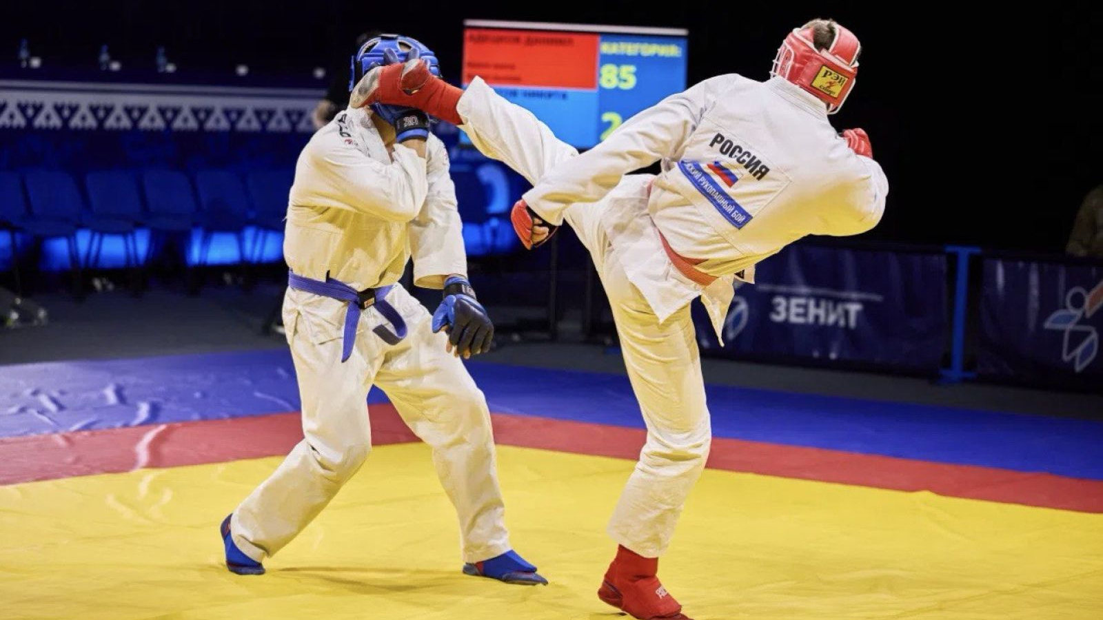 Россия — первая среди 21 страны — завершился I международный чемпионат по армейскому рукопашному бою «Кубок Победы»