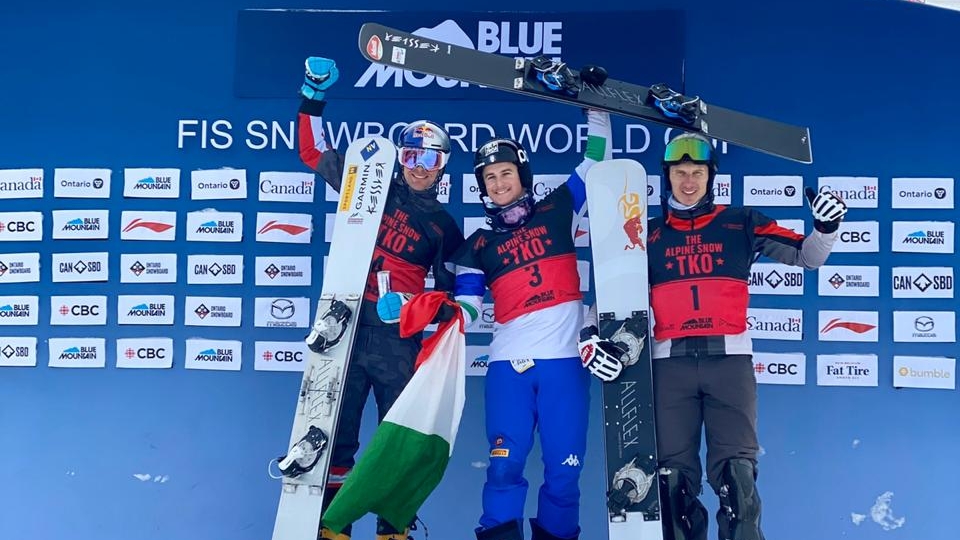 Сноубордист ЦСКА Андрей Соболев занял третье место на этапе Кубка мира в Блю-Маунтин