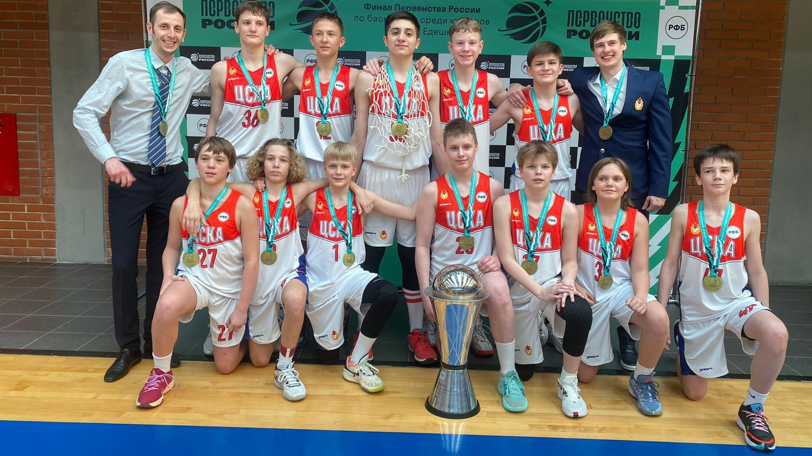 ВОСПИТАННИКИ СШОР ЦСКА ВЫИГРАЛИ ПЕРВЕНСТВО СТРАНЫ ПО БАСКЕТБОЛУ