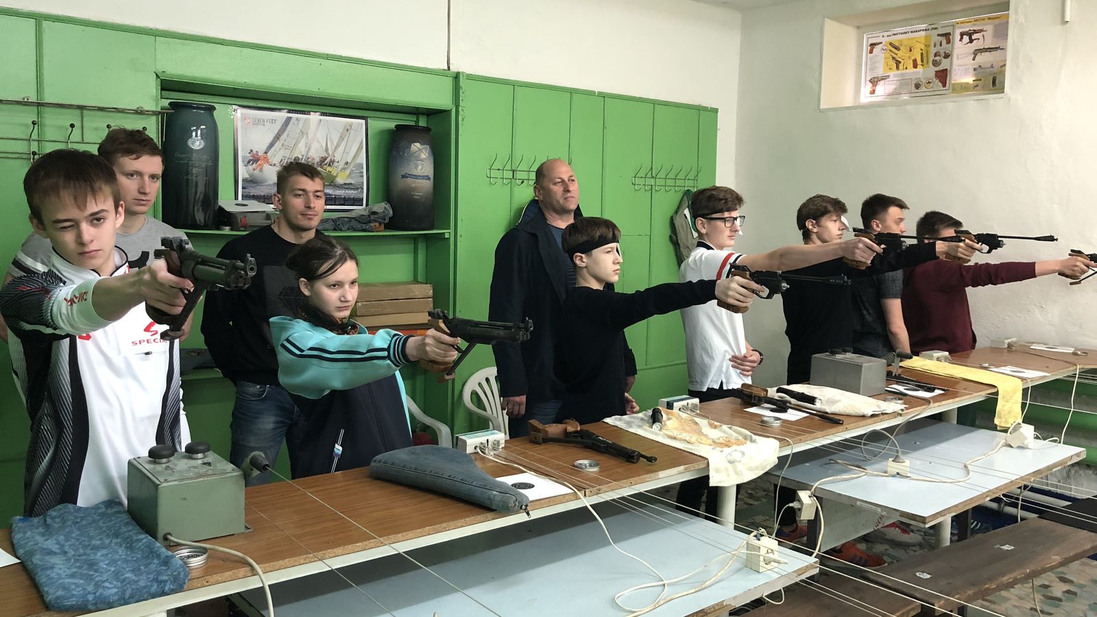 В СЦ (МиФП) г. Владивосток филиала ЦСКА г. Хабаровск в день 95-летия ЦСКА прошли чемпионат и открытое первенство по пулевой стрельбе