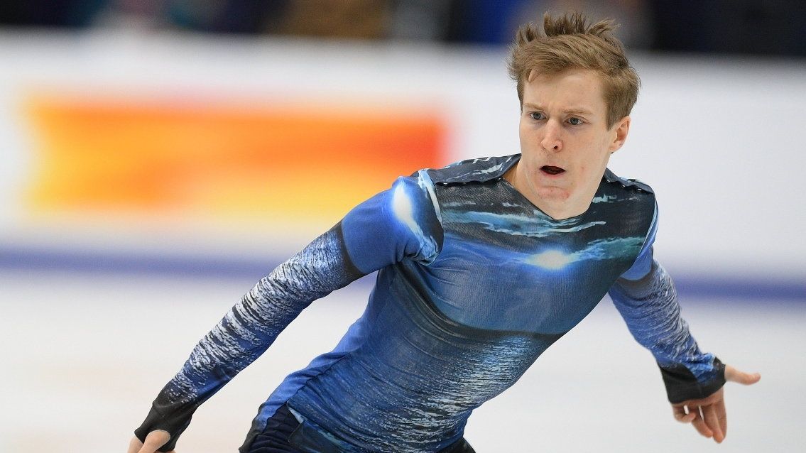Фигурист ЦСКА Александр Самарин – девятый после короткой программы на ЧЕ-2018 в Москве