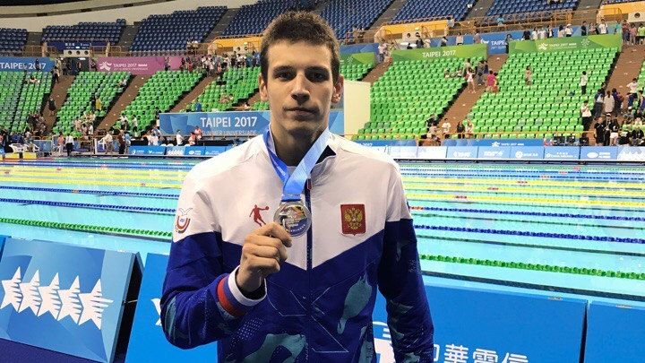 Пловец Роман Ларин выиграл две медали на Универсиаде в Тайбэе