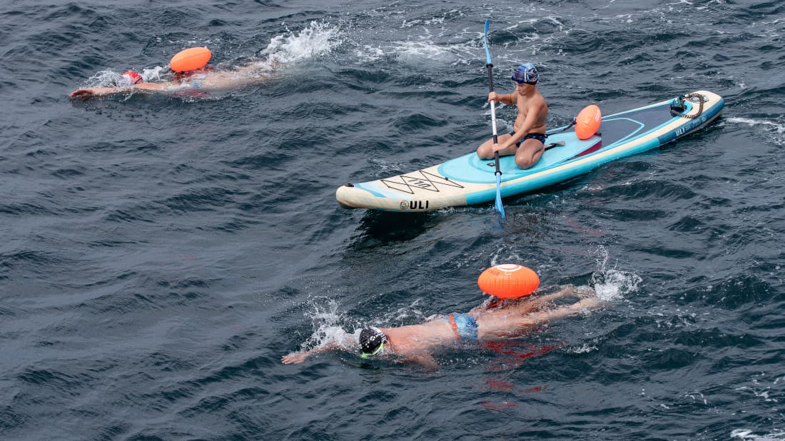 СЦМиФП (г. Владивосток) филиала ЦСКА/Хабаровск совместно с ТОФ организовали заплыв «Россия вперед» в честь 100-летия ЦСКА и Минспорта