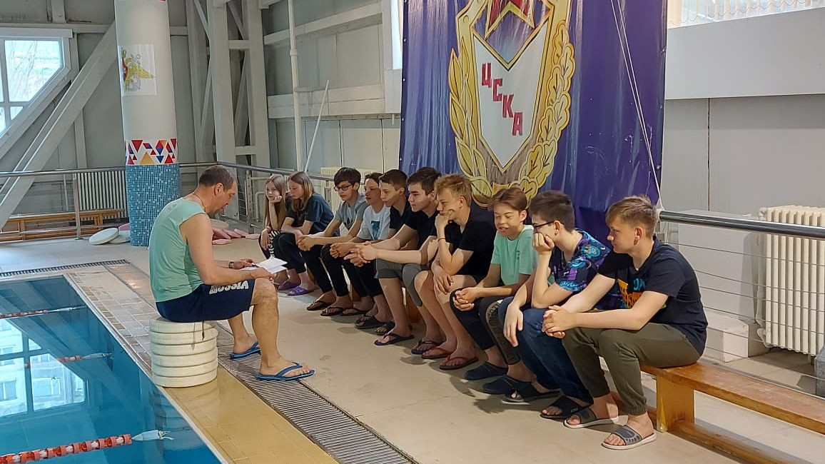 С пловцами СШ (ОРК) (г. Вилючинск) филиала ЦСКА/Хабаровск провели тренировочный сбор на базе СК «Океан»