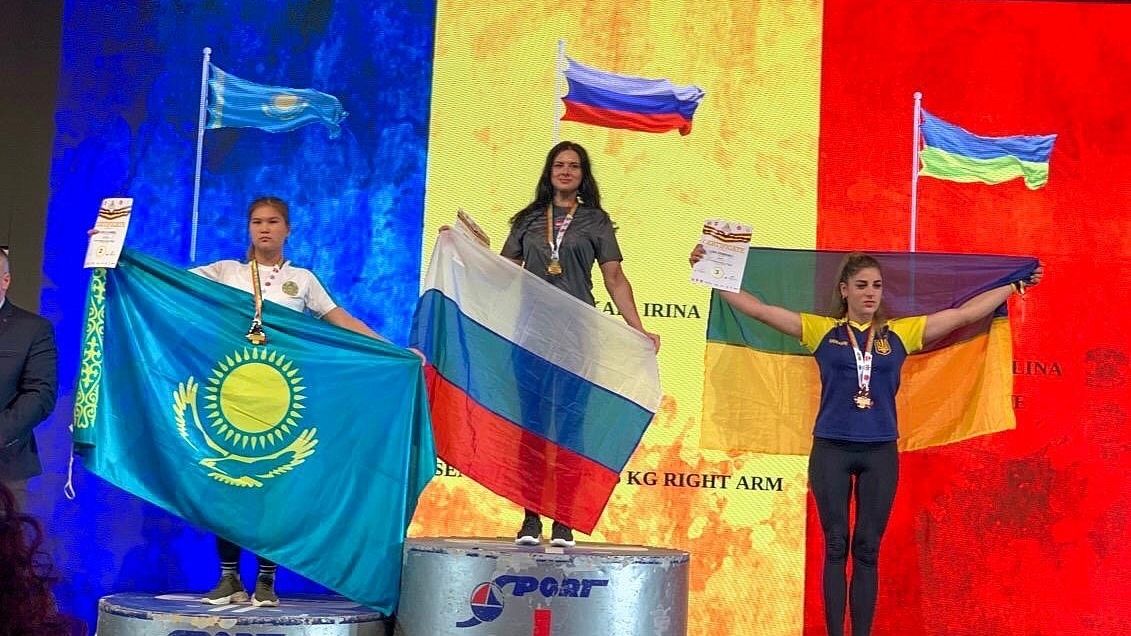 Спортсменка ЦСКА Ирина Гладкая стала 13-кратной чемпионкой мира по армрестлингу