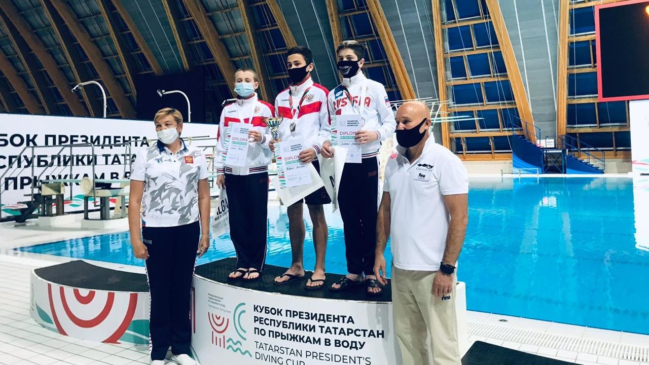 Воспитанники СШОР по плаванию и прыжкам в воду имени Г.Н. Прозуменщиковой стали призерами Кубка Президента Татарстана