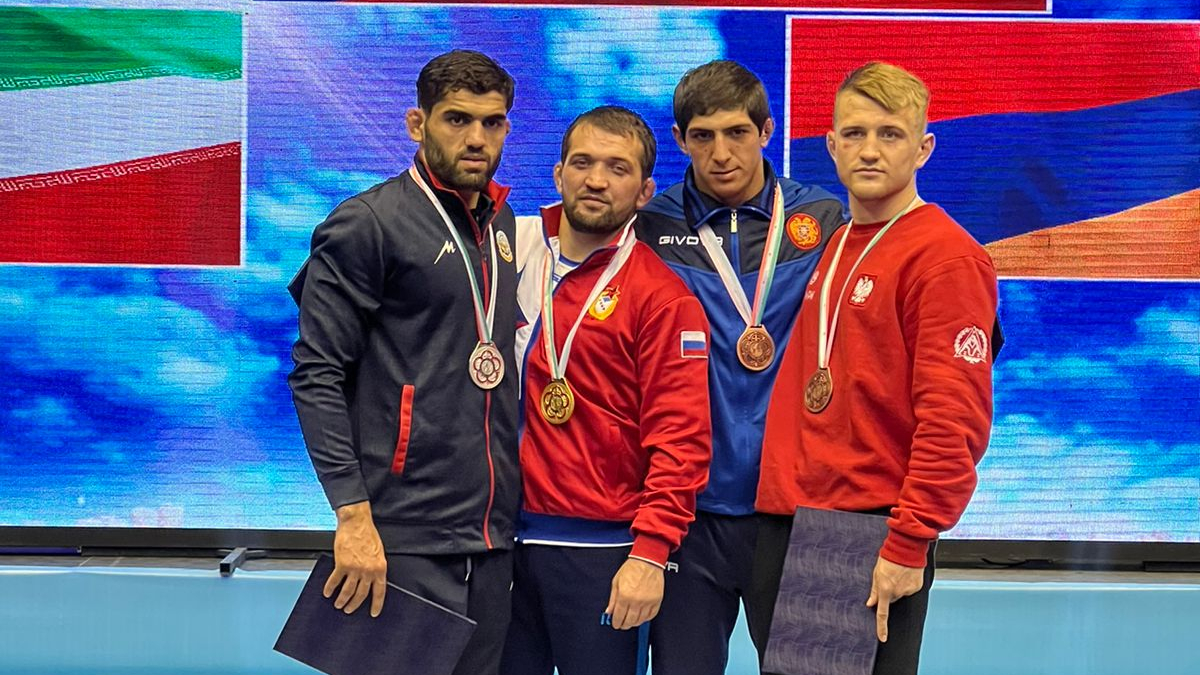Сборная Вооруженных Сил РФ завоевала 5 наград в вольной борьбе на чемпионате мира CISM в Иране