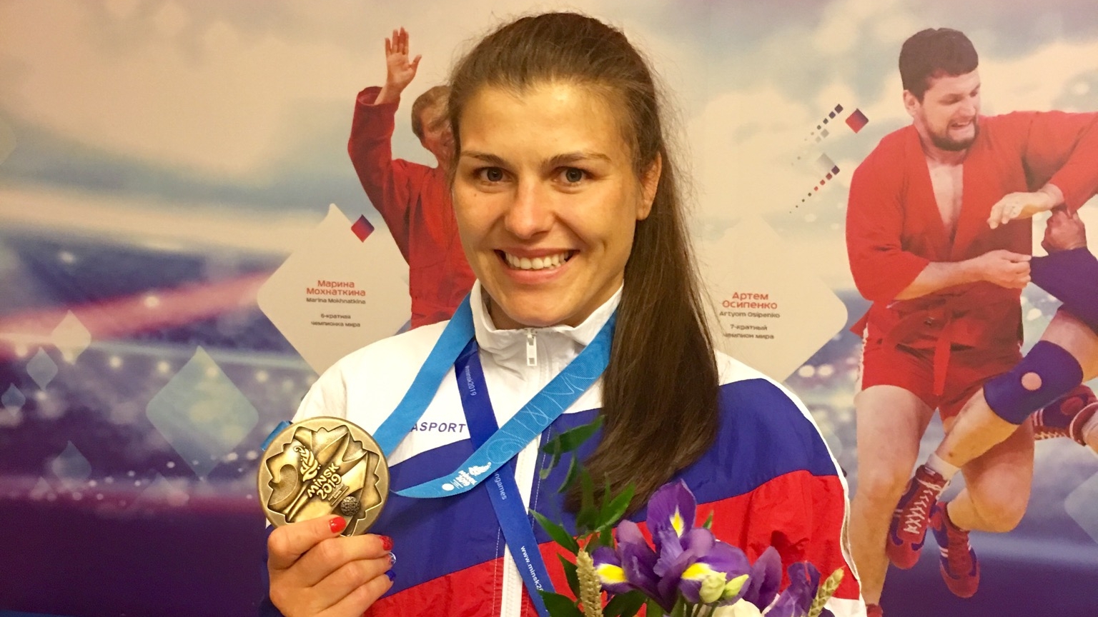 Армейская самбистка Марина Мохнаткина завоевала «бронзу» на вторых Европейских играх в Минске