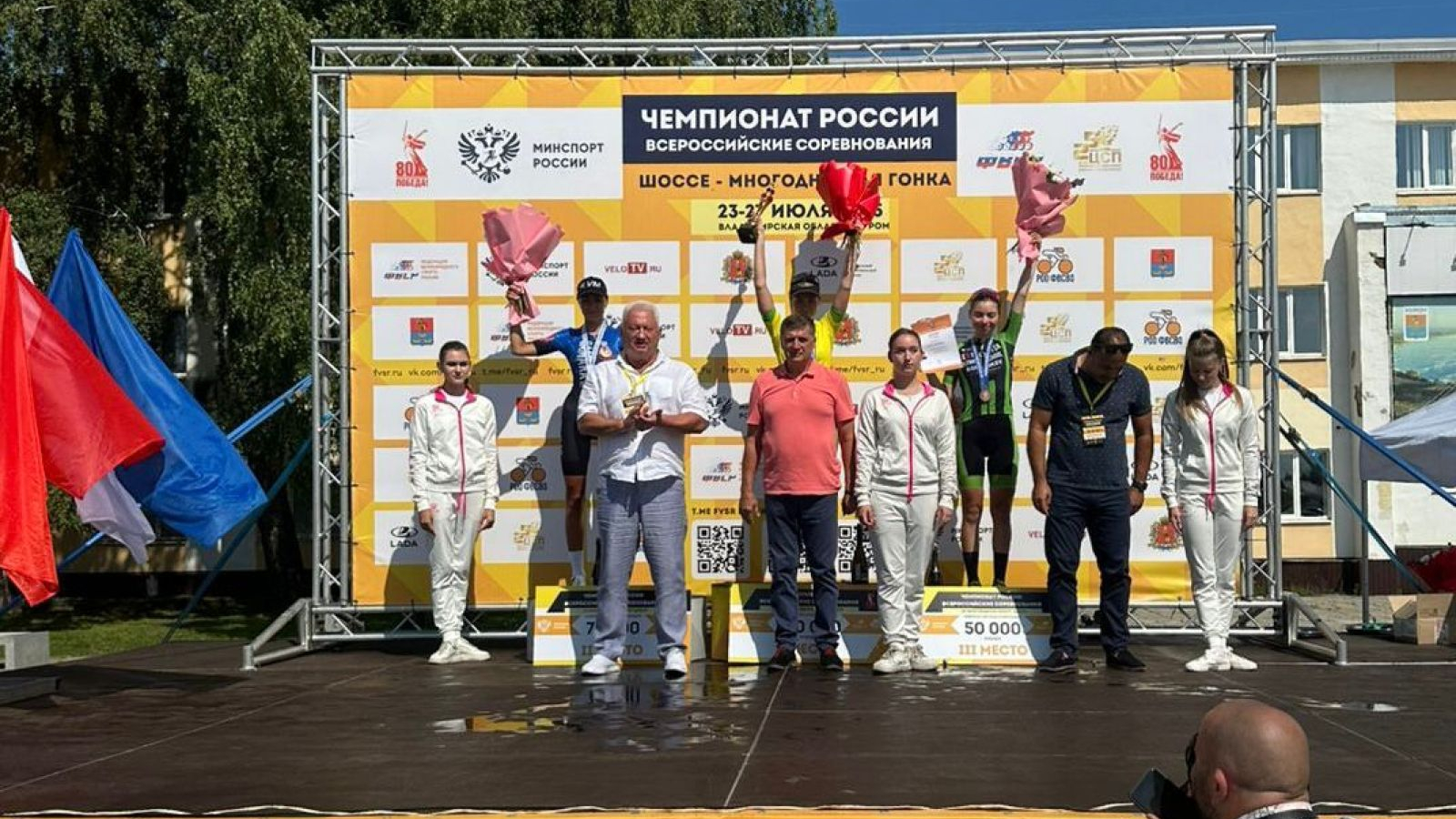 Велогонщица ЦСКА заняла второе место на чемпионате России