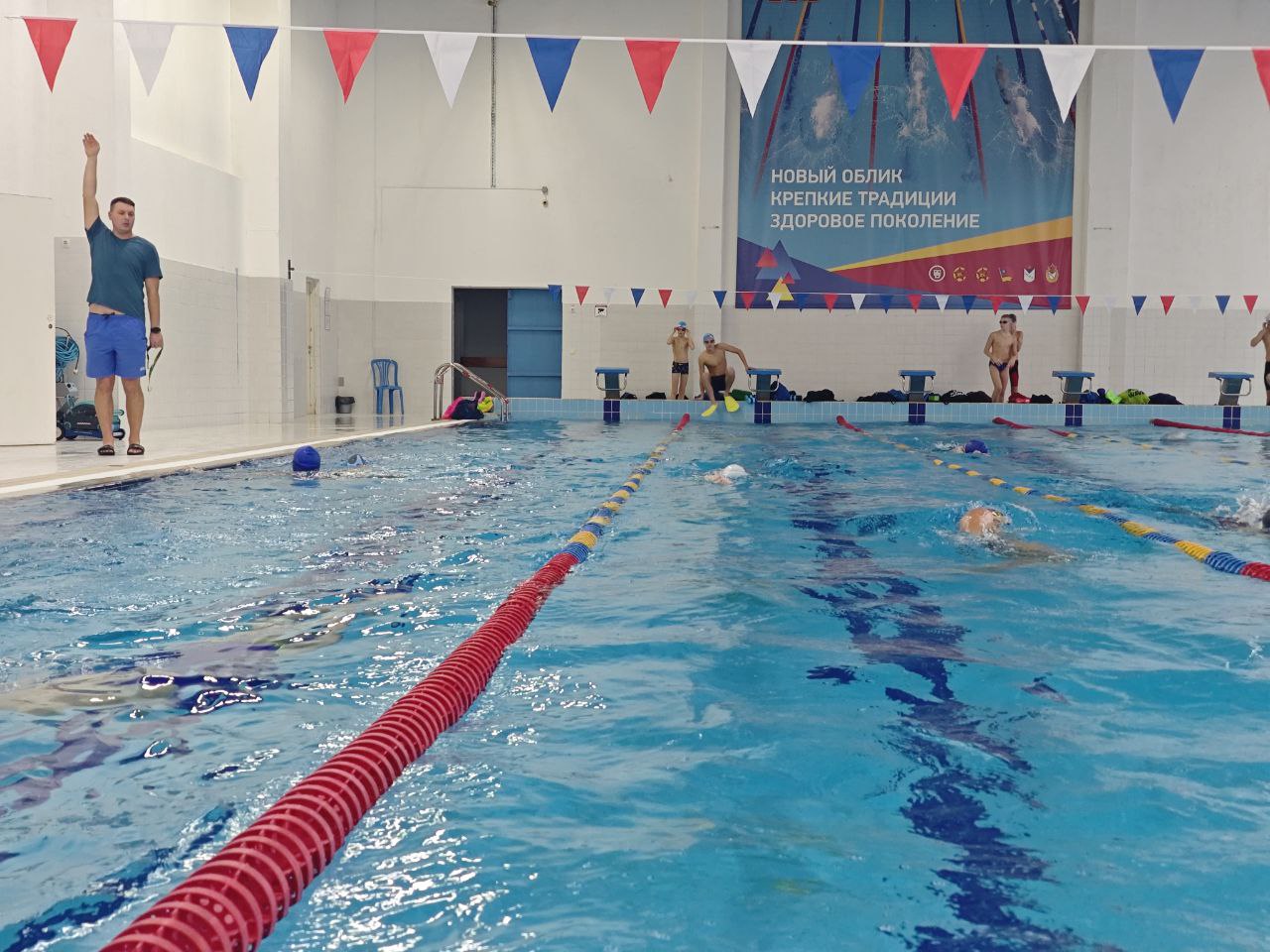 В самарском филиале ЦСКА проходят учебно-тренировочные сборы пловцов спортивной школы «ЦСКА-Астрахань»