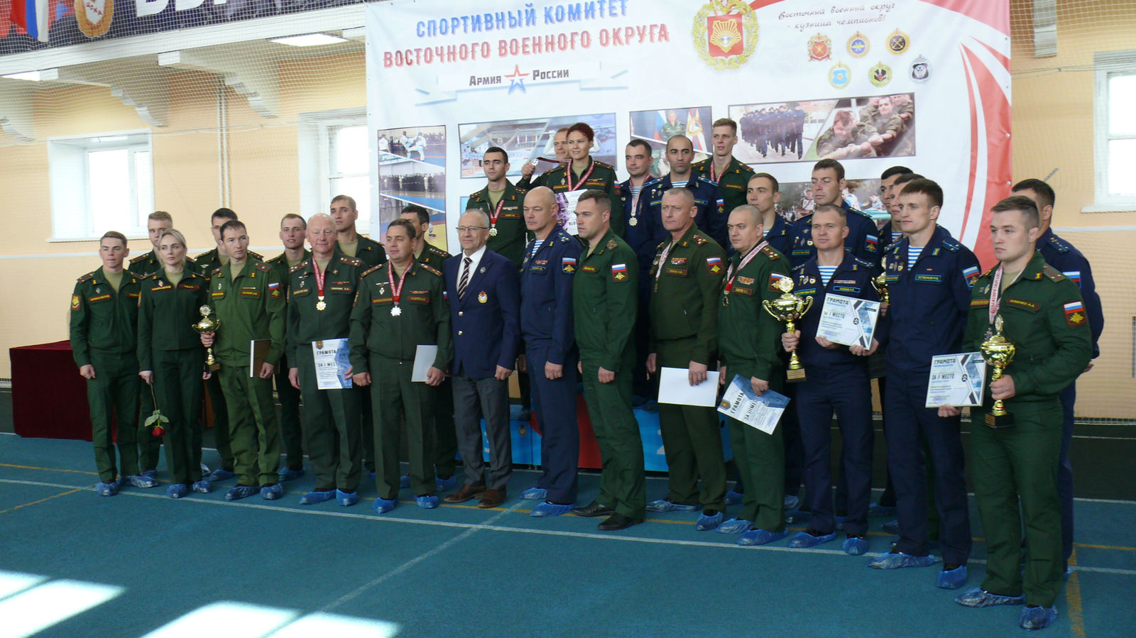 В филиале ЦСКА/Хабаровск прошло торжественное закрытие окружного этапа соревнований «Командирские старты»