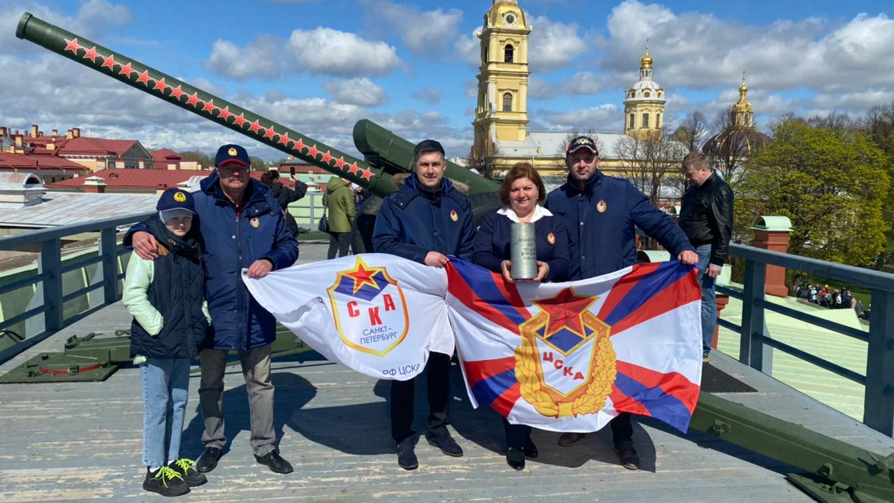 “Помним гордимся и чтим” - представители филиала ЦСКА/г. Санкт-Петербург приняли участие в традиционном полуденном выстреле с Петропавловской крепости