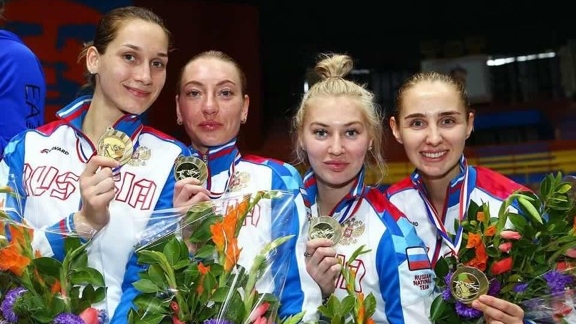 Шпажистка ЦСКА Татьяна Андрюшина завоевала «бронзу» в составе сборной России на этапе Кубка мира в Гаване