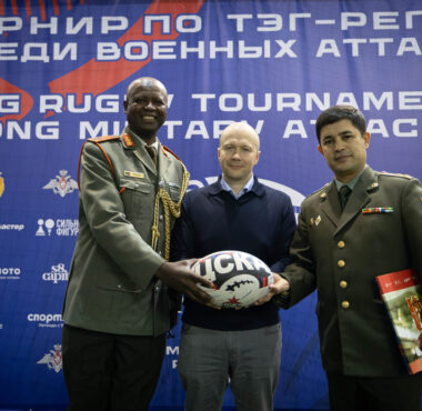 III турнир среди военных атташе по тэг-регби состоялся в Москве.