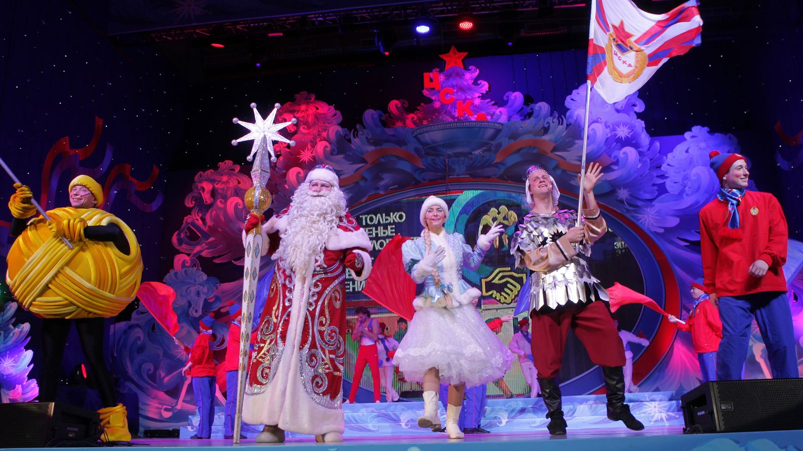 Легенды армейского спорта на «Ёлке чемпионов ЦСКА»