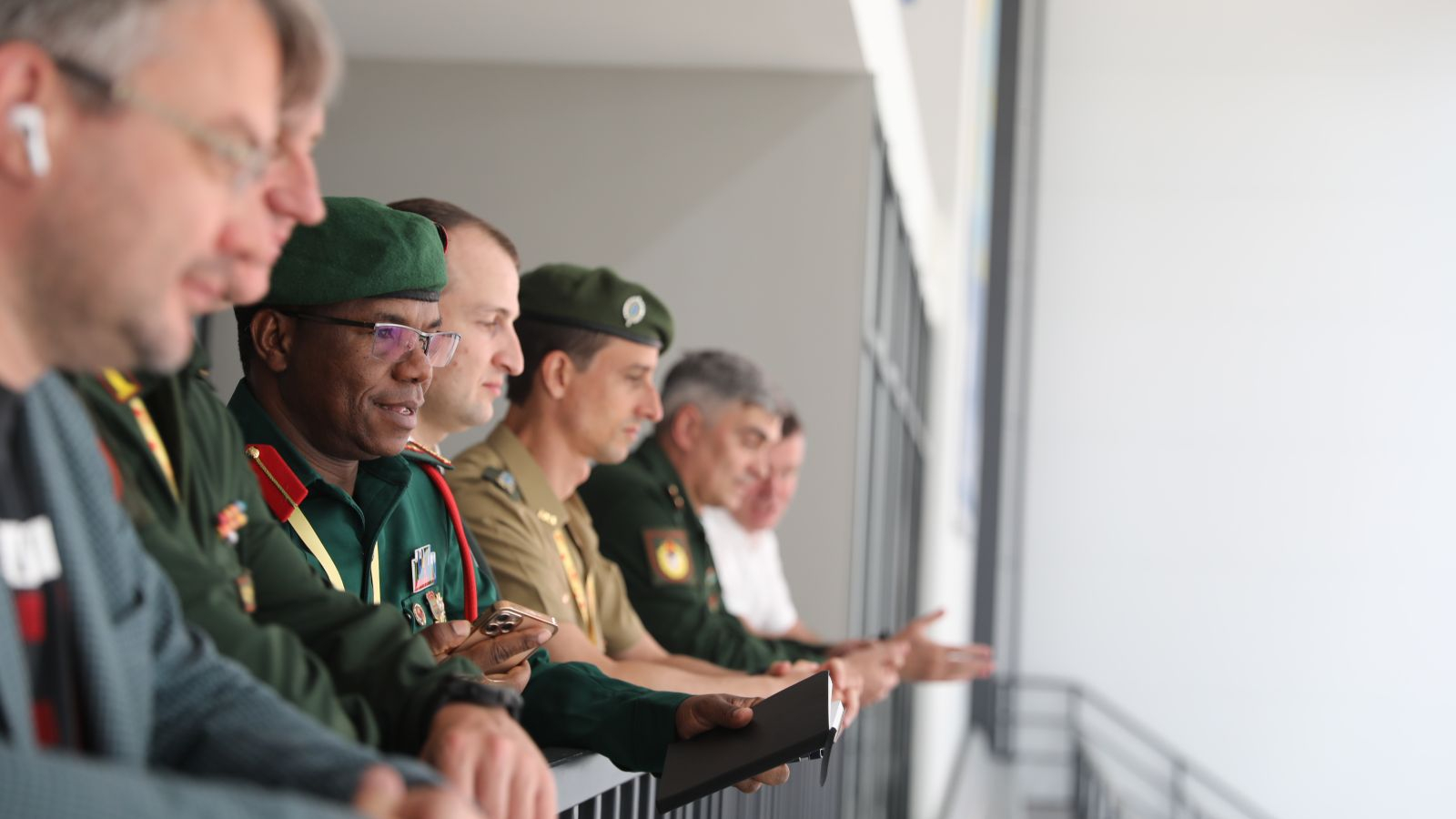 ДЕЛЕГАТЫ МЕЖДУНАРОДНОГО СОВЕТА ВОЕННОГО СПОРТА ОСМОТРЕЛИ СПОРТИВНЫЕ ОБЪЕКТЫ I КАДЕТСКОГО ТУРНИРА